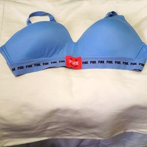 PINK Victoria's Secret Wear Everywhere wireless lightly lined bra size 36D